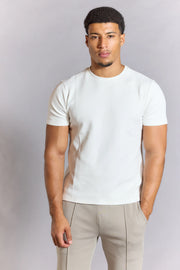 Everyday Luxe T-Shirt soft plain white t shirt slim fit